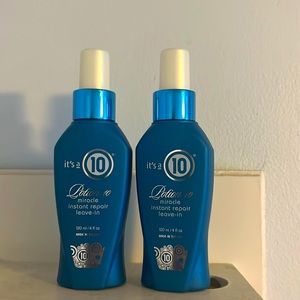 It’s a 10 Potion 10 miracle instant repair leave-in.  4 fl oz.  Lot of 2